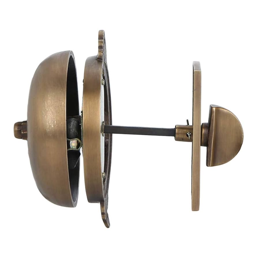 いーしー flamberg A29 Twist Hand-Turn Solid Brass Wireless Mechanical Doorbell